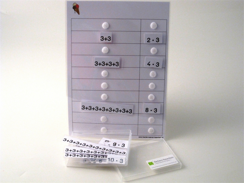 1 x 3 - Plus- und Malaufgaben
