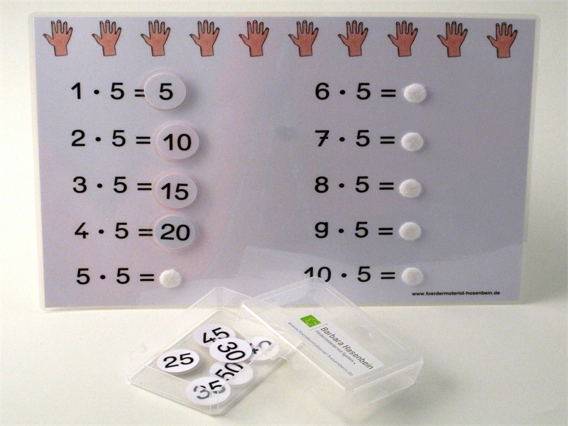 1 x 5 - Aufgabenkarte