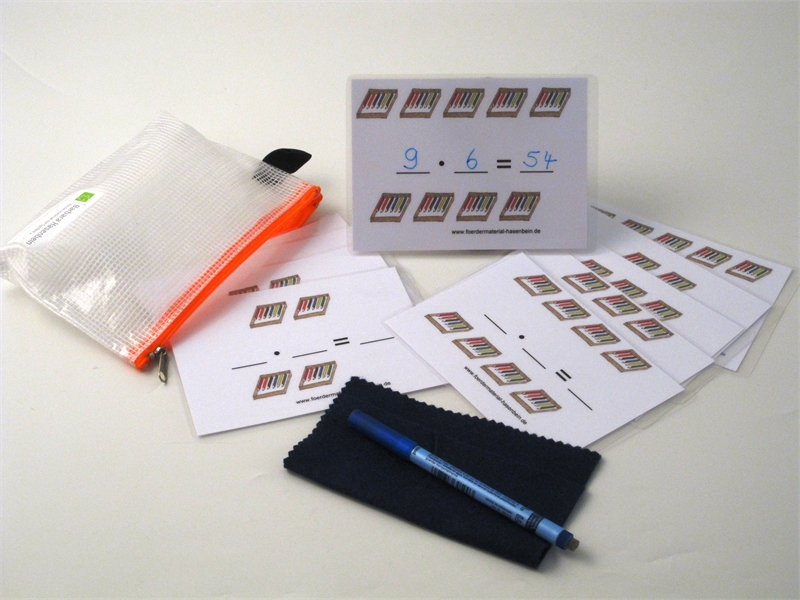 1 x 6 - Aufgaben schreiben