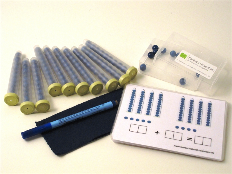 Addition mit Hunderter-Röhrchen