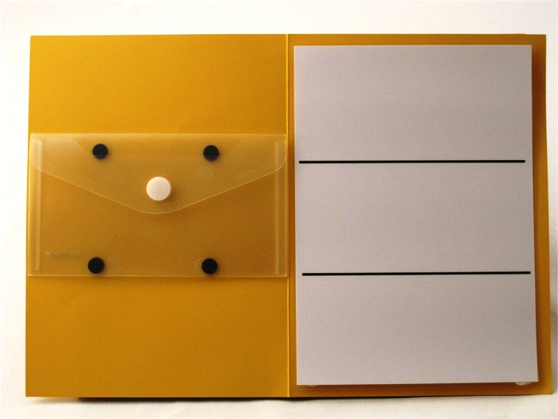 Blanko-Mappe mit 3fach Raster