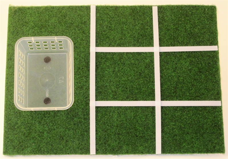 Blanko-Tablett 1 - A3 mit Klettraster