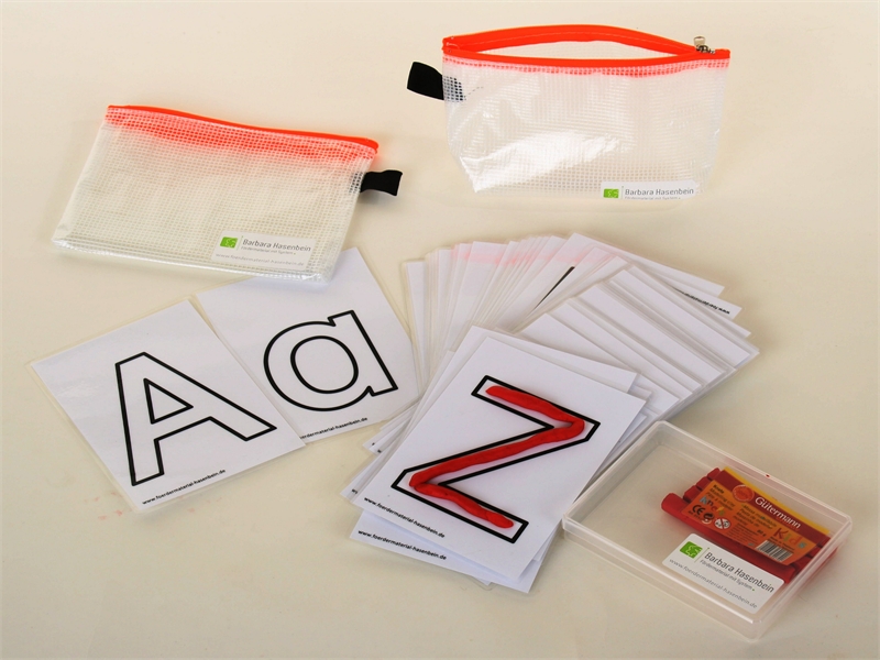 Buchstaben kneten (Alphabet)