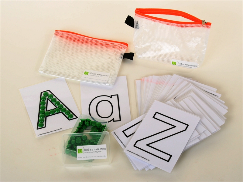 Buchstaben nachlegen (Alphabet)