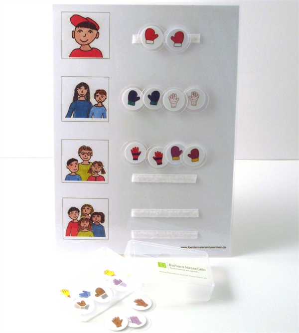 Handschuhe verteilen