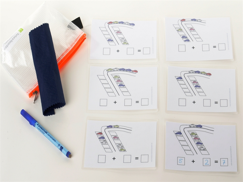 Rechengeschichten "Autos"