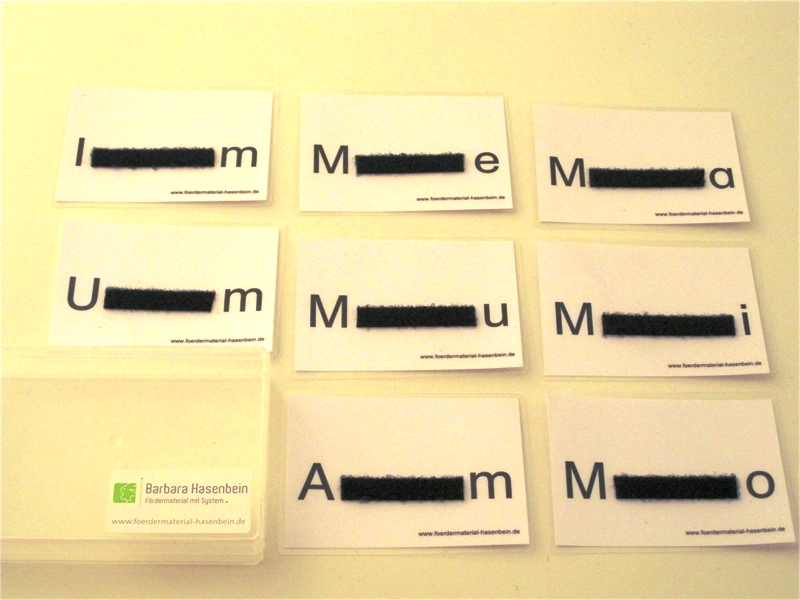 Silbenlesekärtchen M