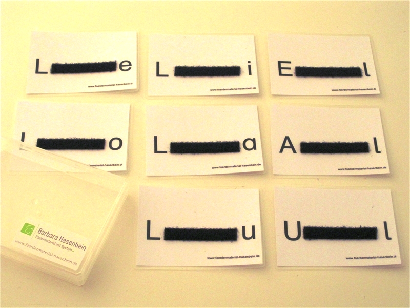 Silbenlesekärtchen L