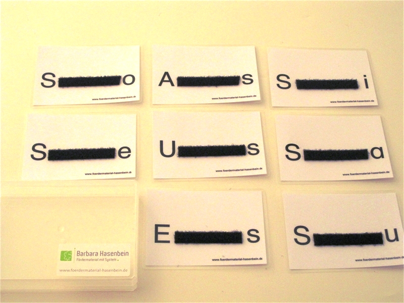 Silbenlesekärtchen S