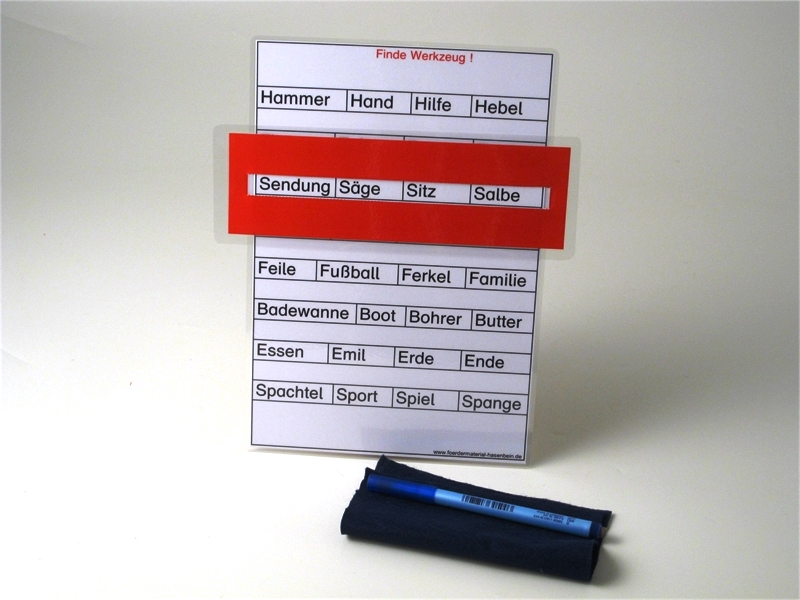 Leseleiste VII - Werkzeug