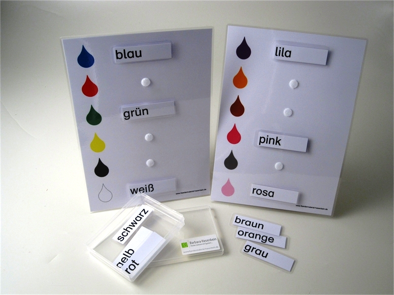 Adjektive lesen II - Farben
